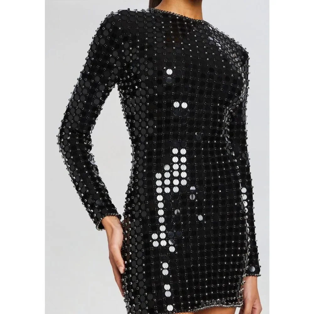 RETROFETE LOREEN DRESS IN BLACK SIZE XS $1198